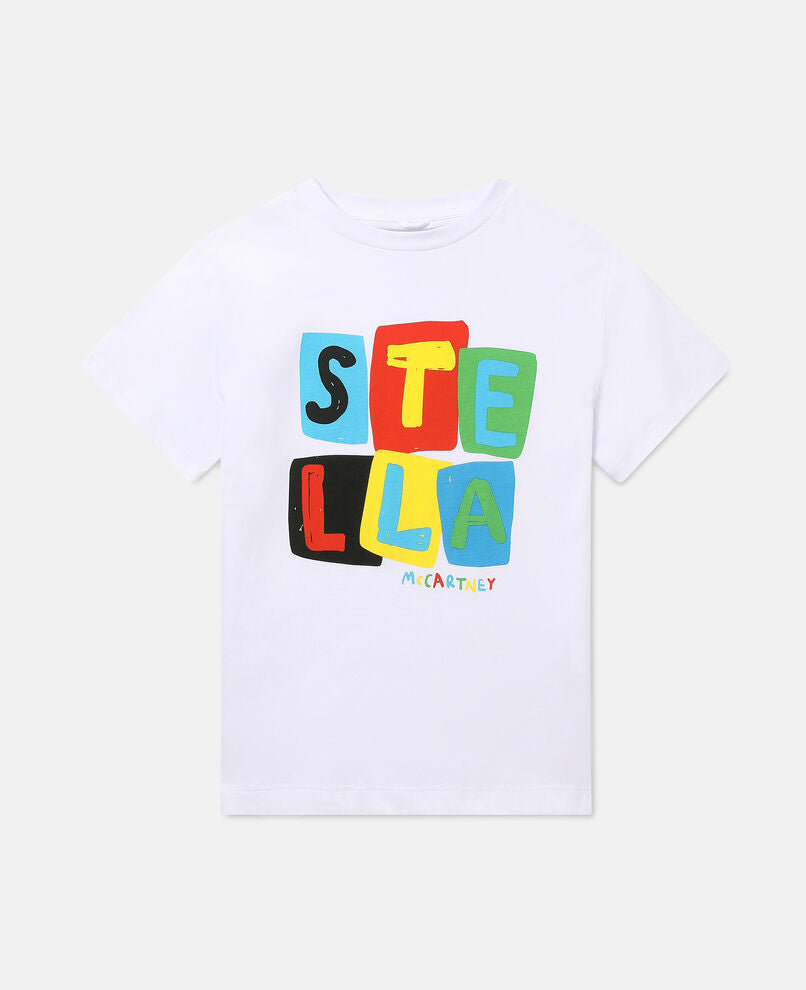 Stella McCartney Kids - Letter Blocks Print T-Shirt