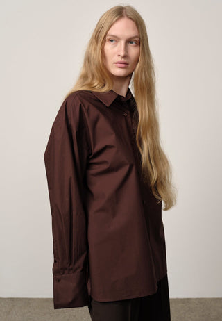 Herskind - Inga Shirt in Coffee Brown