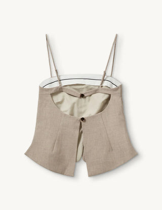 The.garment - PISANO TOP BEIGE MELANGE