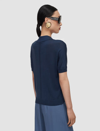 Joseph - Niata Superfine Silk Polo Top