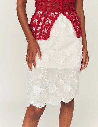 The.garment - FLEUR SLIP SKIRT CREAM