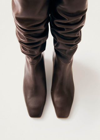 Alohas - Kalila Brown Leather Boots