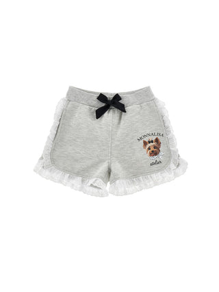 Monnalisa - Shorts with Sangallo Ruffles