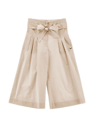 Monnalisa - Flared trousers with bow