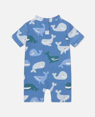 Stella McCartney Kids - Whale Print Shortie Swimsuit