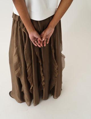 The.Garment - Gilian Statement maxi Skirt in Olive