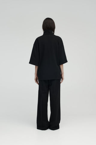 Rebe - Cotton Zip Sweater
