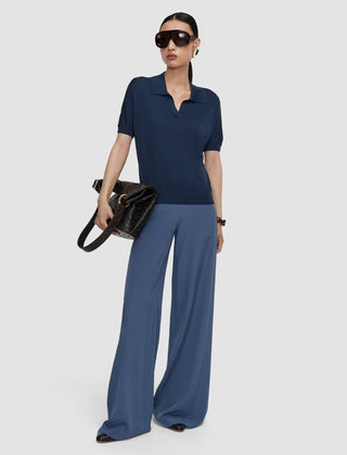 Joseph - Niata Superfine Silk Polo Top