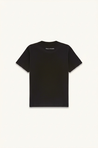 Paul and Shark - T-Shirt Plain Shark Embroided in Black