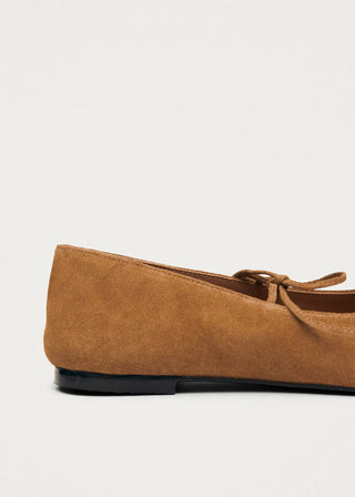 Alohas - Sway Tan Leather Ballet Flats
