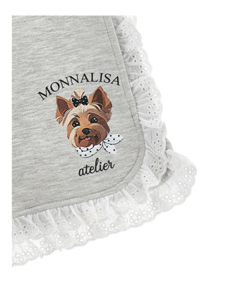 Monnalisa - Shorts with Sangallo Ruffles