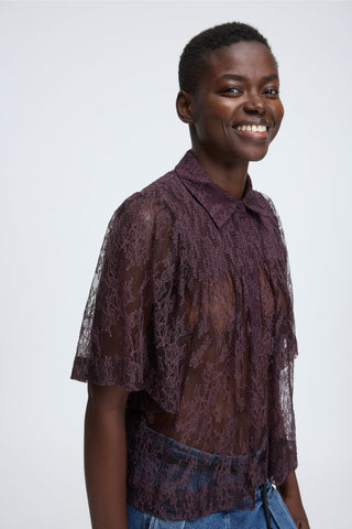Munthe - Camelly Top in Plum