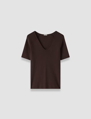 Joseph - Elly Silk Stretch V Neck Top