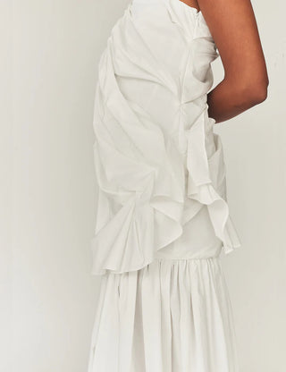 The.garment - BAZAAR DRAPE GOWN WHITE