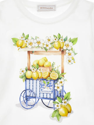 Monnalisa - Lemon Cart T-Shirt