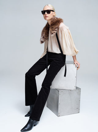 8PM - Orchid Blouse in Cipria Melange