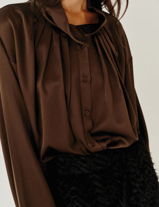 The.garment - Cata Kimono Shirt Espresso