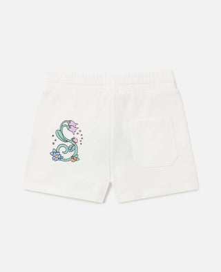Stella McCartney Kids - Embroidered Jersey Shorts
