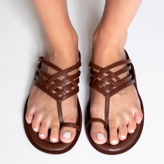 Gia Borghini - Carla Nappa Leather in Tiramisu