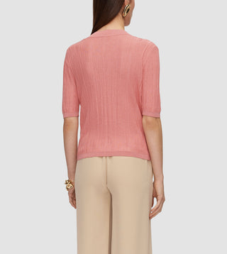 Joseph - Sens Silk Cotton Rib Short Sleeve