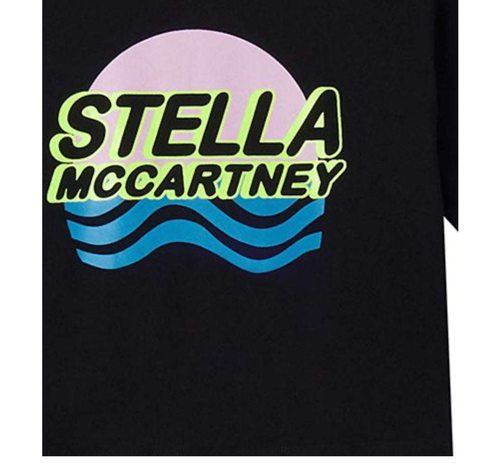 Stella McCartney Kids - Sort m. Print T-Shirt
