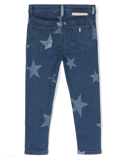Stella McCartney star-print slim-fit jeans