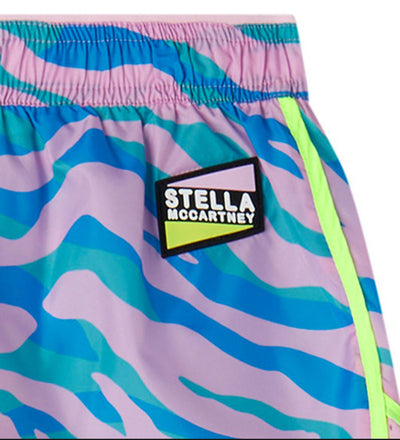 Stella McCartney Kids - Girls Pink & Blue Shorts