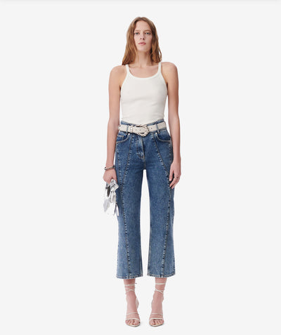 Iro Paris HANIFI Cropped cut-out Jeans