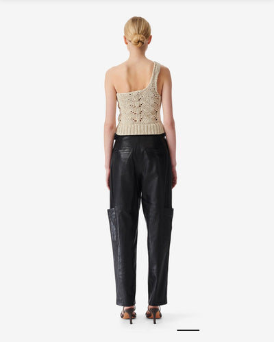 Iro PARIS Malta cropped asymmetrical sweater