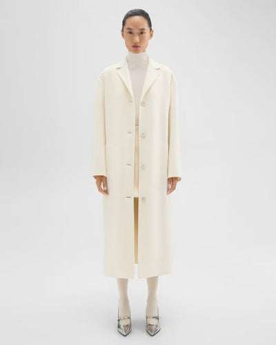 Theory Belted Coat in Double-Face Wool-Cashmere