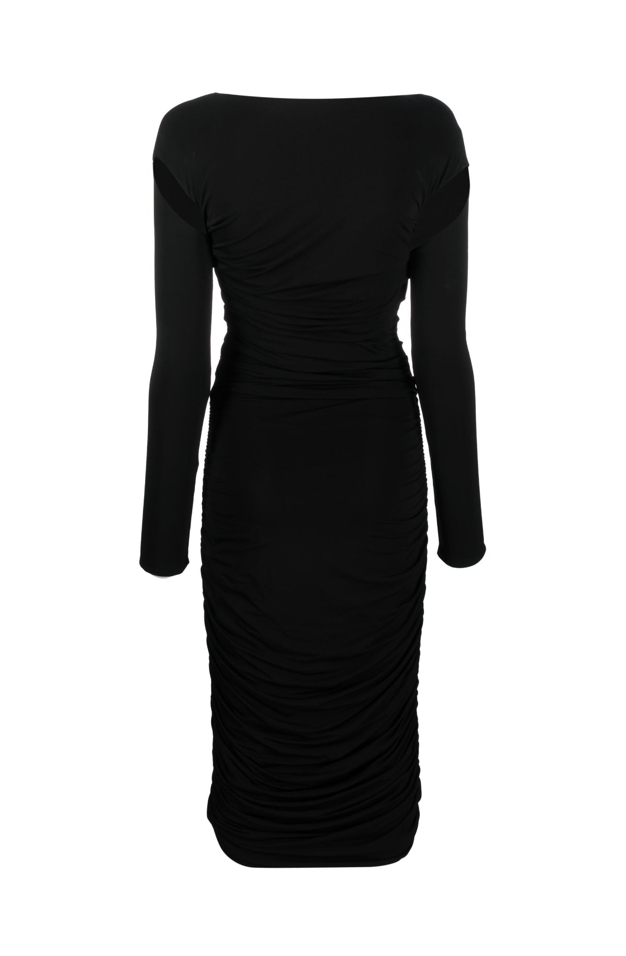 Federica Tosi ruched-detailing long-sleeve dress