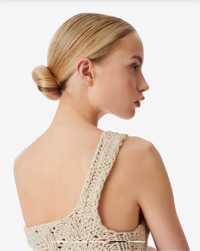 Iro PARIS Malta cropped asymmetrical sweater