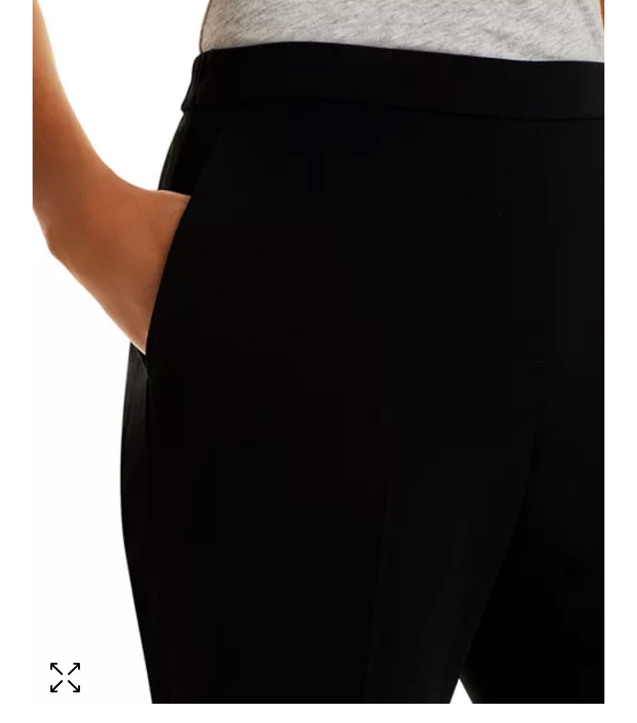 Theory Treeca crepe pull-on trousers