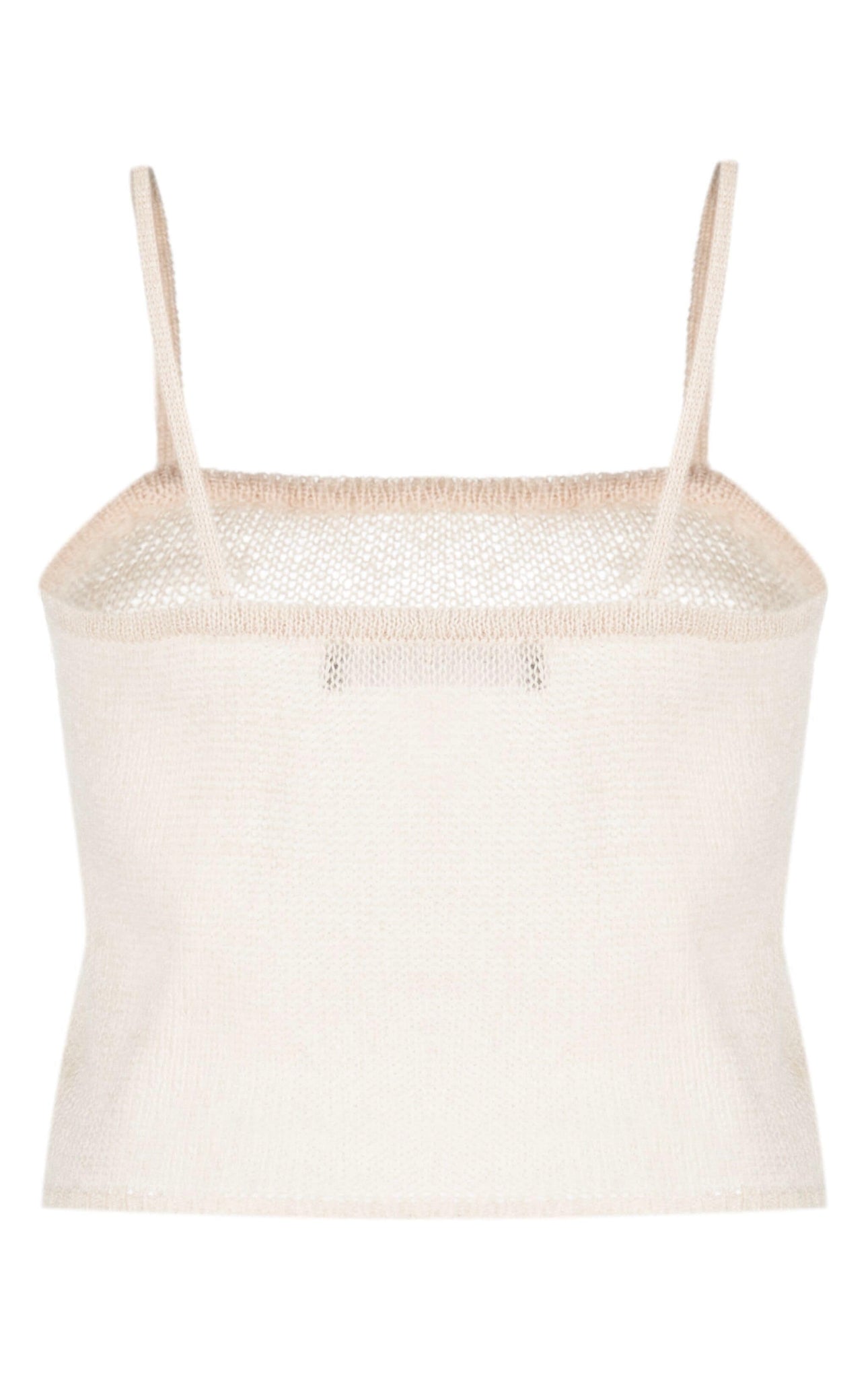 Federica Tosi open-knit square-neck tank top