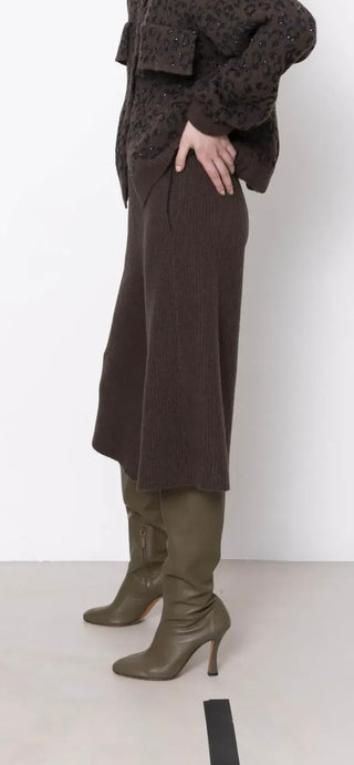 Nude - Ribbed Bermuda Shorts