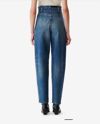 Iro PARIS Indio belted carrot cut jeans