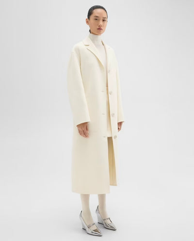 Theory Belted Coat in Double-Face Wool-Cashmere