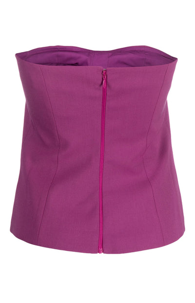 Federica Tosi bustier-neckline strapless top