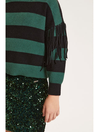 Monnalisa - Mini skirt with sequins