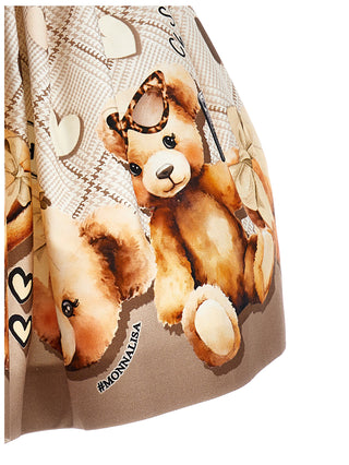 Monnalisa - Teddy bear gabardine skirt
