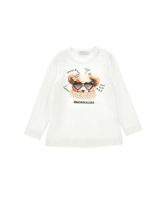 Monnalisa - City T-Shirt with Teddy Bear