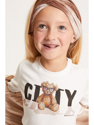 Monnalisa - City T-Shirt with Teddy Bear