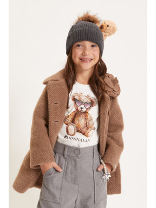 Monnalisa - City T-Shirt with Teddy Bear
