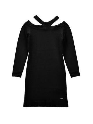 Monnalisa - Monnalisa cutout knit dress