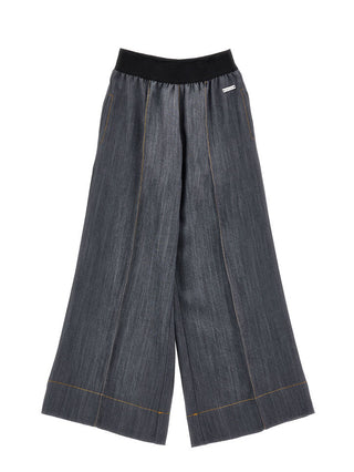 Monnalisa - Flowing denim trousers