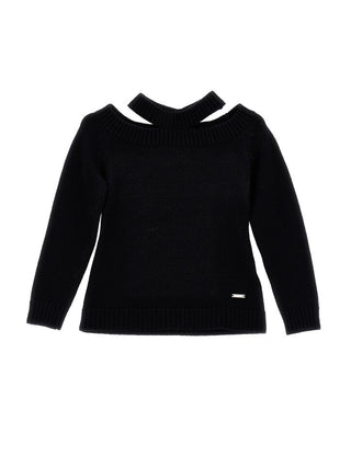 Monnalisa - Cutout shoulder sweater