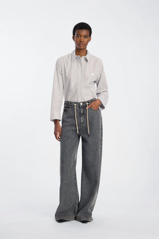 Munthe - Obey Pants in Grey