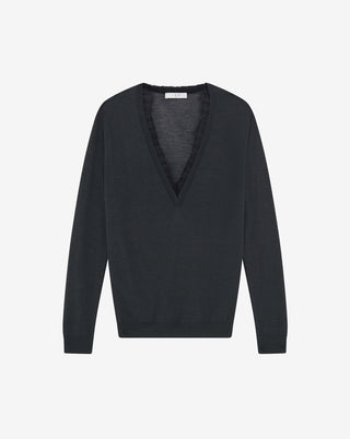 Iro Paris - HABY LACE V-NECK SWEATER