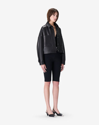 Iro Paris - SASHA OVERSIZED LEATHER SHIRT