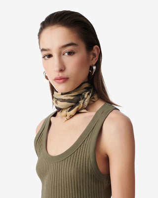 Iro Paris - EMMA CROPPED RIBBED TANK TOP